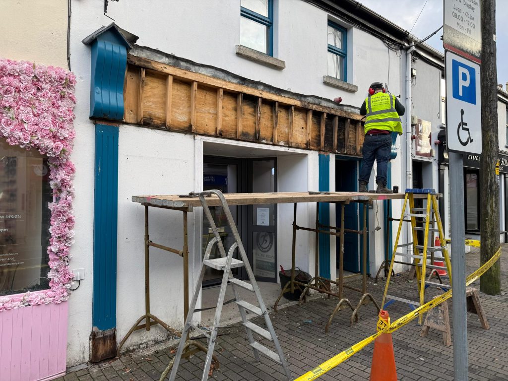 Shopfront work in progress